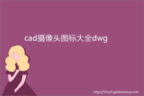 cad摄像头图标大全dwg