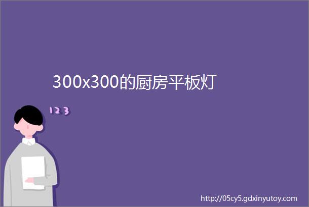 300x300的厨房平板灯